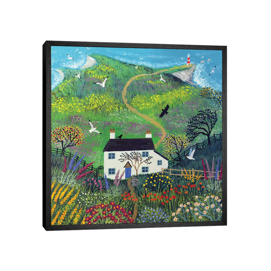 The Path To The Lighthouse by Jo Grundy - Painting on Canvas