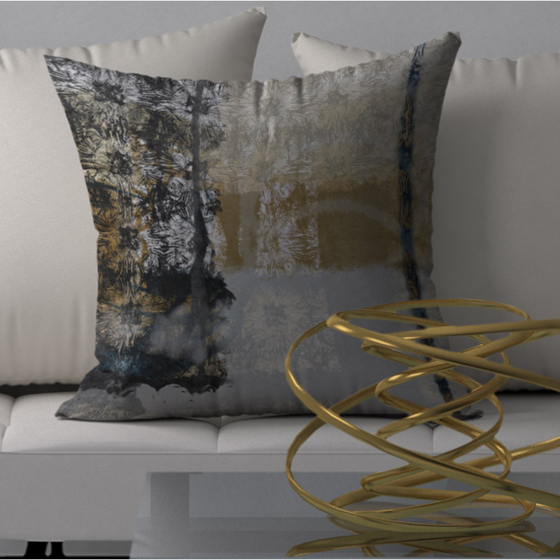 Housse de coussin décorative carrée « Finest » captivant, 24 po x 24 po