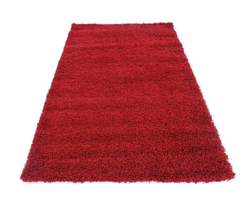 Tapis rouge cerise Angeline, Rectangle 4 pi 1 po x 6 pi 1 po