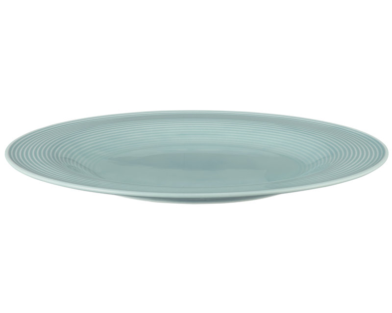 30cm Porcelain Dinner Plate, Teal