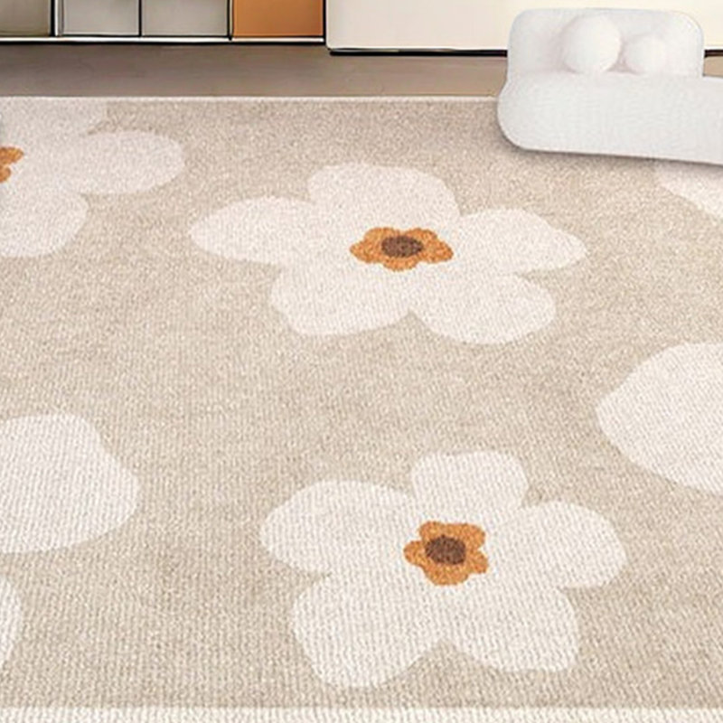 Rectangle Dalha Area Rug with Non-Slip Backing, Rectangle 5'3" x 7'6"