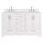 60.25'' Double Bathroom Vanity with Carrara Quartz Top-94668889