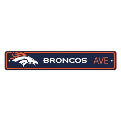 Denver Broncos Street Sign