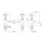 Esser Chrome Traditional Bridge Basin Mixer