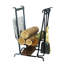 USA Handcrafted Lodge Log Rack with Tools
