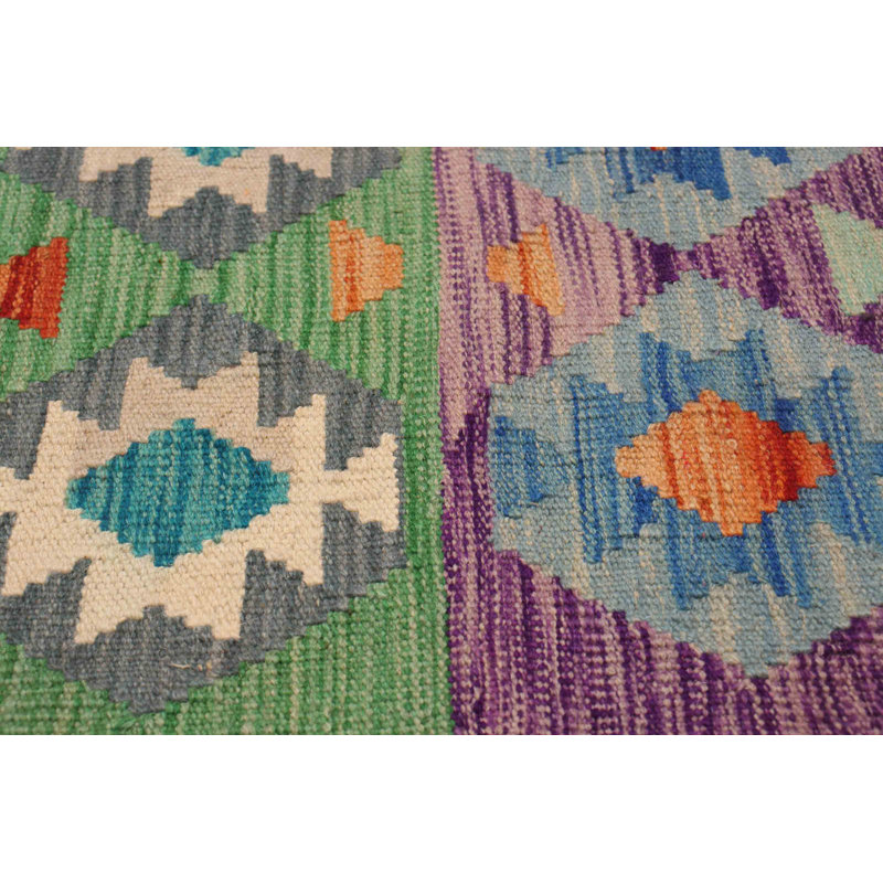 Tapis orange 5 pi 9 po x 7 pi 8 po Aedin One-of-a-Kind
