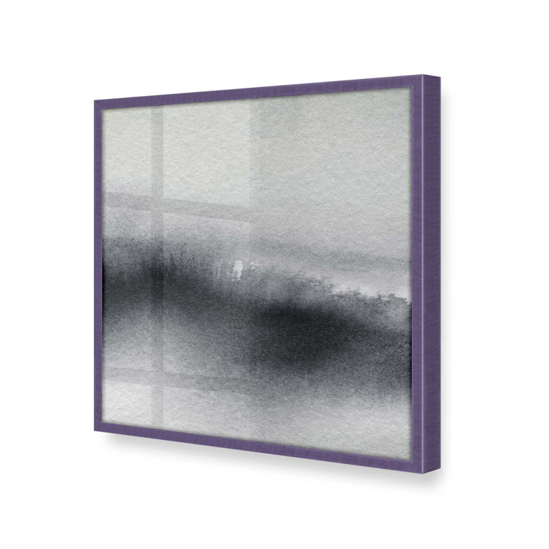 «Whispering Woods V1» sur toile, H 13,5 po x l 13,5 po x P 1,25 po, Purple Iris Single Picture Framed Paper