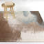Tapis brun à motif abstrait Babin-575282028