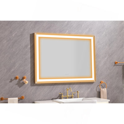 Miroir de salle de bain à DEL de qualité supérieure avec fonctions avancées pour une expérience optimale