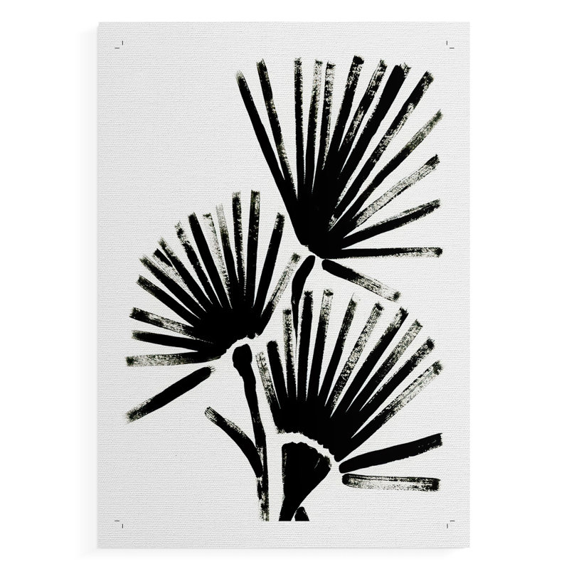 Fan Brush I - Impression sur toile seulement - NON CADRE, H 18 po x l 12 po
