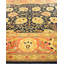 Tapis unique noué à la main Riggin Eclectic - bleu marine, 9 pi x 12 pi