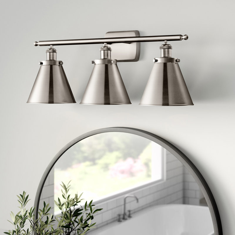 Éclairage pour salle de bain 3 lumières Donovan, DEL, Bronze huilé