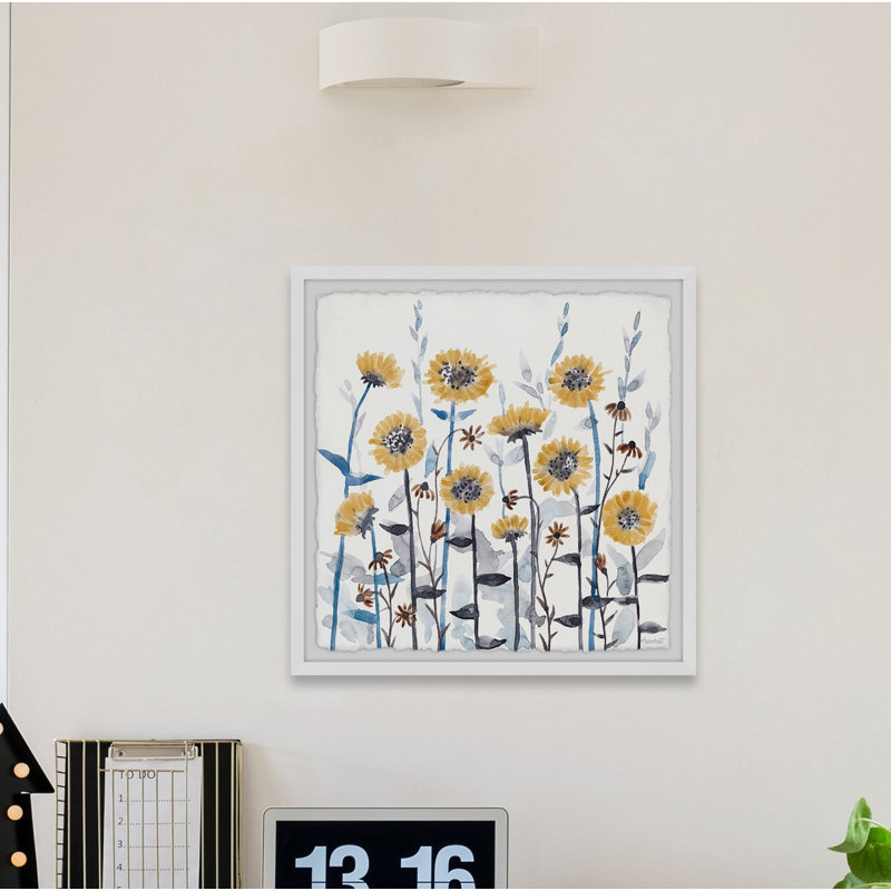 African Daisies - Single Picture Frame Painting, 81cm H x 81cm W x 3.81cm D