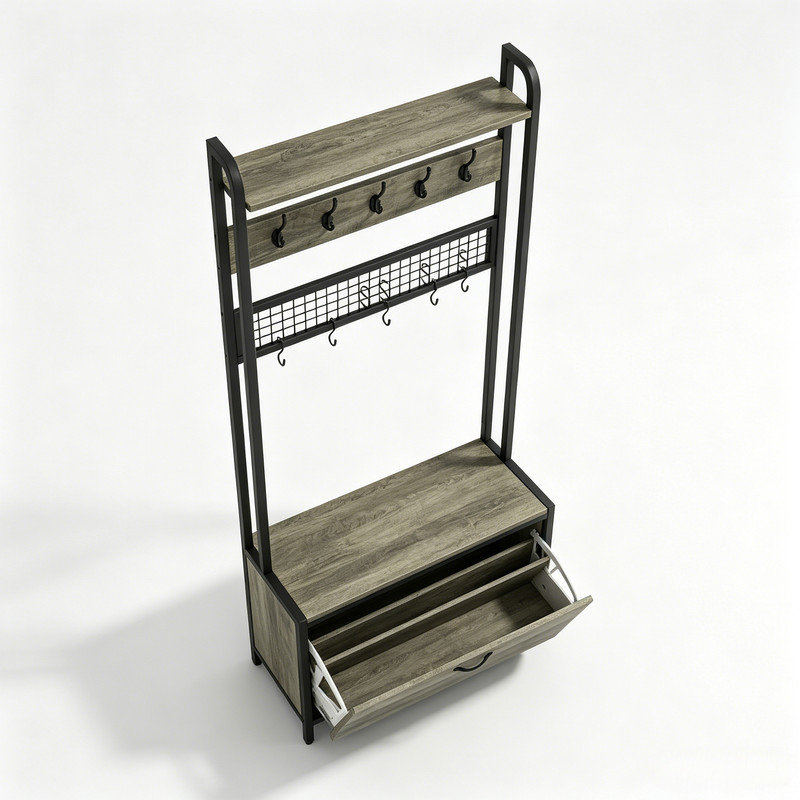 30cm Adjustable Clothing Rack, Gray