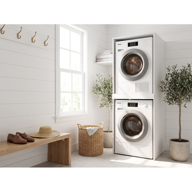 Manufactured Wood Laundry Room Organiser, WHITE