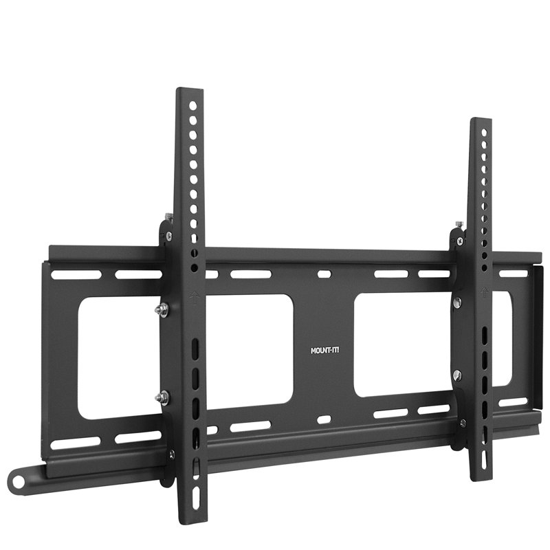Weatherproof Black Steel Lockable Tilting TV Wall Mount for 37-80 Inch Screens