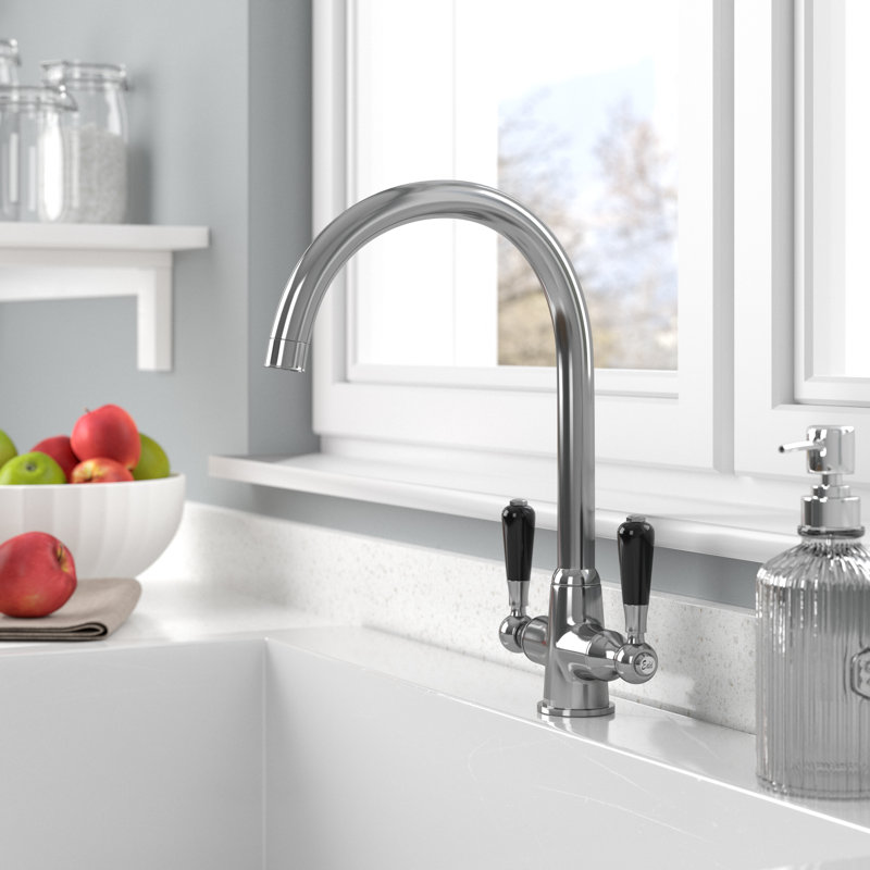 Double Handle Surface Mounted Monobloc Mixer Tap
