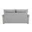 Canapé modulaire moderne en chenille gris avec canapé-lit et espaces de rangement spacieux