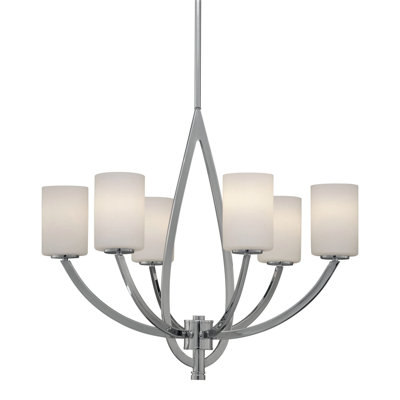 Lustree classique/traditionnel 6 lumières ombrée Mcphearson