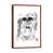 Classic Brown Wood Framed