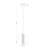 Atomo 1 Light Pendant in Chrome-103715609-103715610