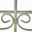 Sungmor Vintage Antique White Iron Garden Fence Panels, Rustproof Garden Trellis, Sturdy Animal Barrier for Outdoor Yard Pathway & Climbing Plants