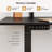 Height Adjustable Standing Desk With Monitor Stand and 2 Adjustable Monitor Shelves-240007710-239104378