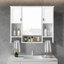 Armoire de rangement murale de salle de bain 35 "x 28" avec miroir-992551250