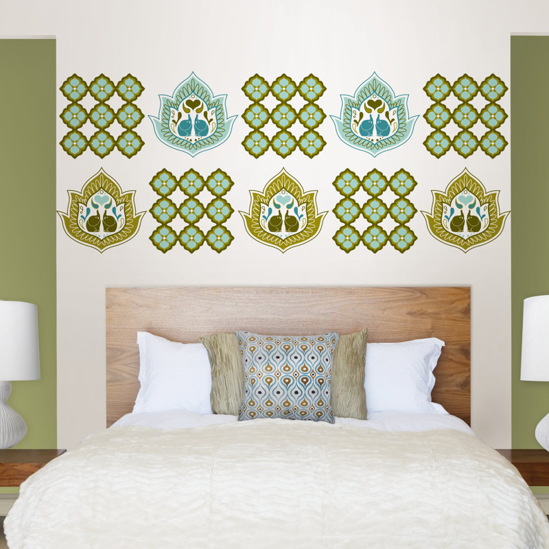 Elynne Abstract Non-Wall Damaging Wall Decal