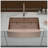 30 Rose Gold Farmhouse Sink - 30 Inch Kitchen Sink Stainless Steel 16 Gauge Apron Front Kitchen Sink