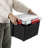 Sterilite 8.5 Gal Gasket Box, Stackable Storage Container w/ Lid, Black, 4 Pack-138097226-138097233