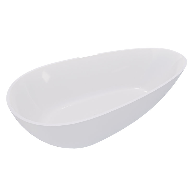 59" Freestanding Solid Surface Bathtub