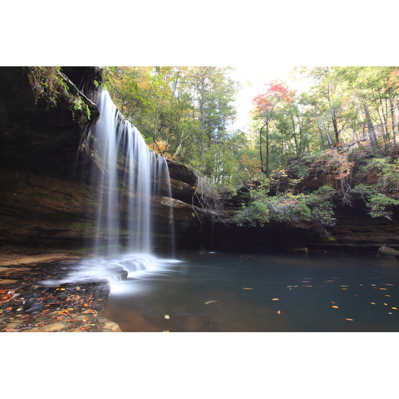 Caney Falls Alabama by Jeremy Edwards - No Frame Art Prints on Canvas, 30cm H x 46cm W