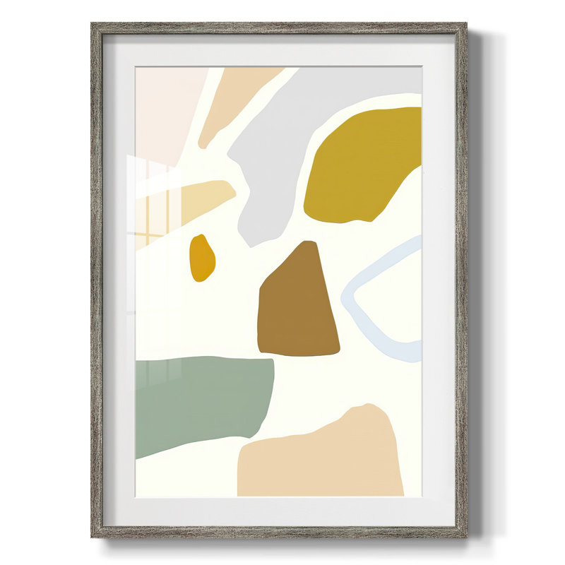 Pastel, taches, IIP, galerie supérieure, impressions sur toile, encadrée, Vieilli, H 25,5 po x l 17,5 po
