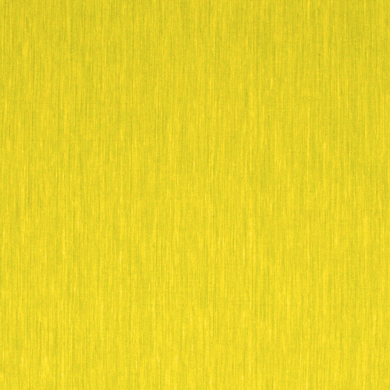 Tapis jaune en chenille / polyester tissé à la machine, Carré 4 pi