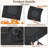 LooYee 24 PCS Black Ceiling Tiles 24x24 Inch, French Style 3D Decorative Ceiling Panels 2x2Ft PVC Waterproof Washable Plastic Material Ideal for Living Room Bedroom Bathroom Garage Cover 96 Sq.Ft