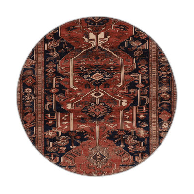 Turkish Brown Indoor and Outdoor Area Rug