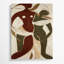 Abstrait art figuratif beige sur toile 53-294880845