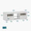 Crédence de rangement l 51,20 po Kenzly-1852720087