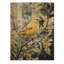 Chardonneret doré au printemps I - reproduction d'oiseau sur bois de pin naturel-245798446