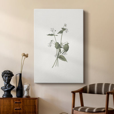 Vintage Floral Print CCV -Custom Wrapped Gallery Cavas