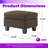 Upholstered Ottoman with Birch Wood Legs-797309468