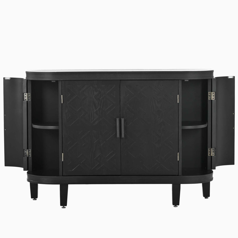 Console 47,2 po Elaine, Noir
