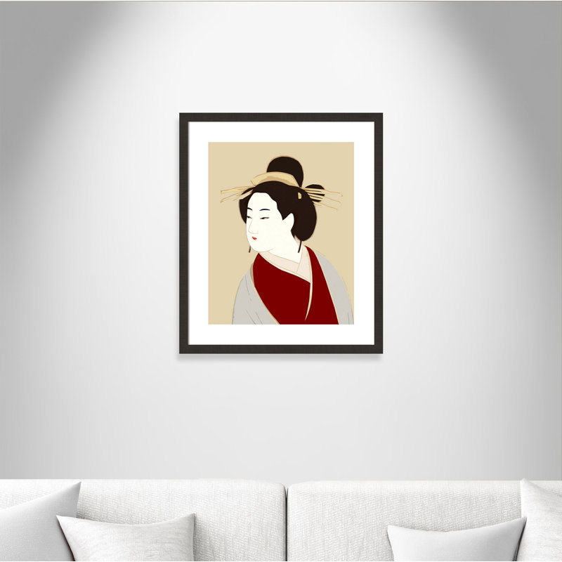 «Aiyah Modern Geisha», impression encadrée