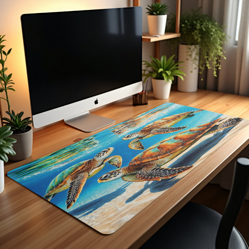 Polyester Desk Pad, 23.6x13.8
