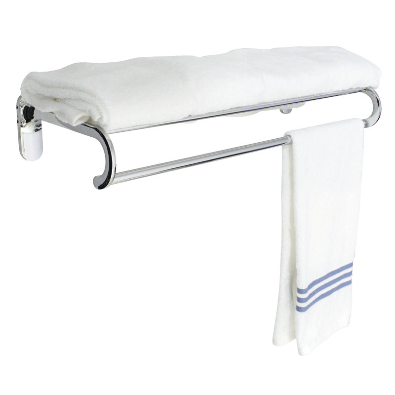 Lollar Metal with Towel Bar, Polished Chrome