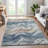 Premium Machine Washable Harjo AMF1619 Waves Rug-308363454