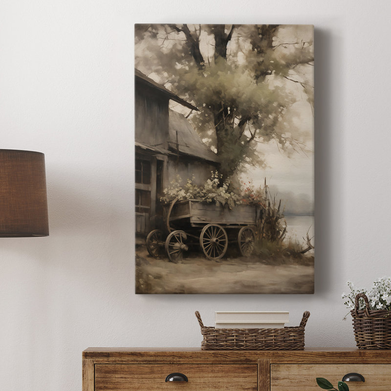 Paysage rétro rétro-galerie sur mesure Cavas, H 60 po x l 40 po