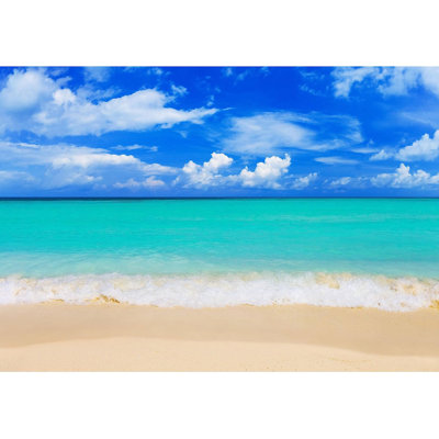 Adhésif mural de voyage Word Paradise on Beach Concept