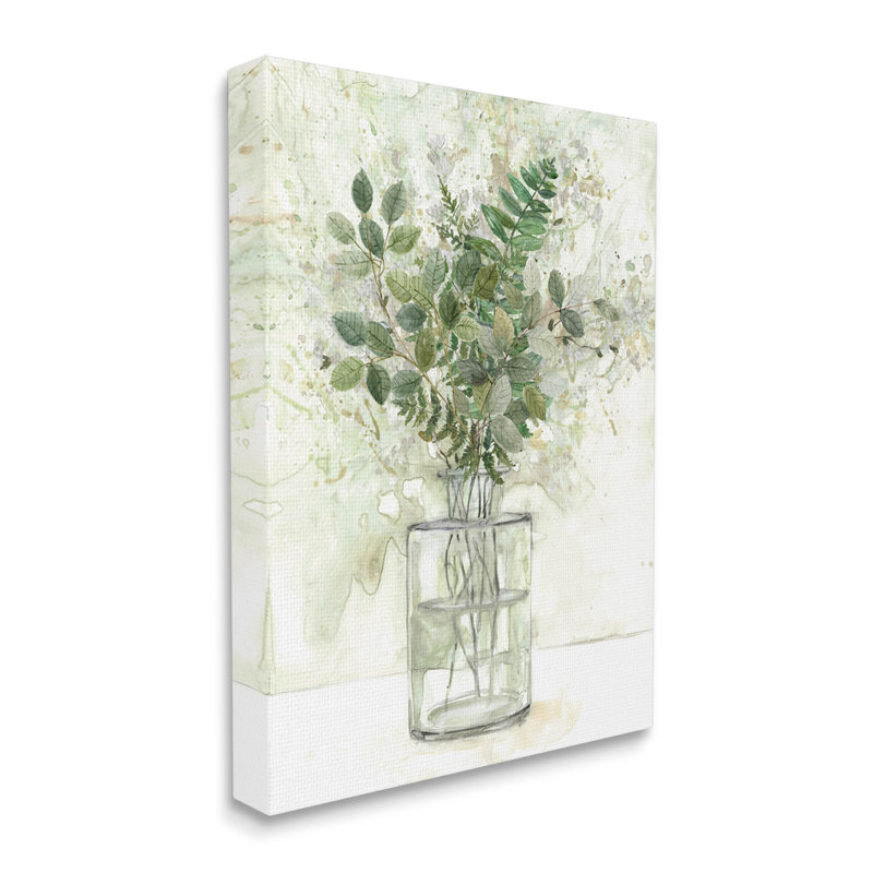 "Herb Plant Arrangement", art mural sur toile par Carol Robinson, H 30 po x l 24 po x P 1,5 po